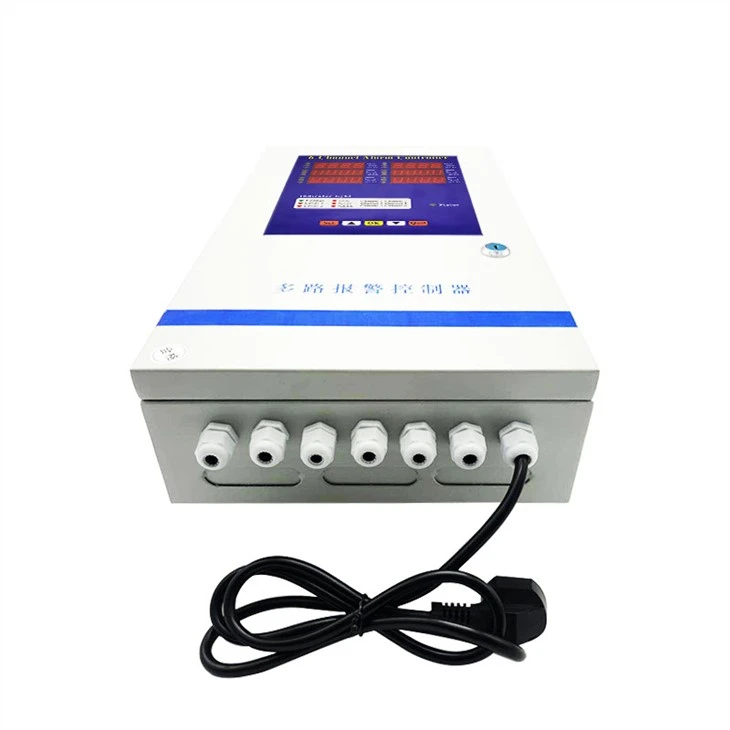 Six Channels gas monitor and alarm control panel